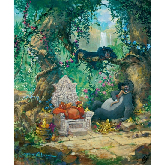 I Wanna Be Like You The Jungle Book by James Coleman Disney Fine Art Release Giclee On Canvas