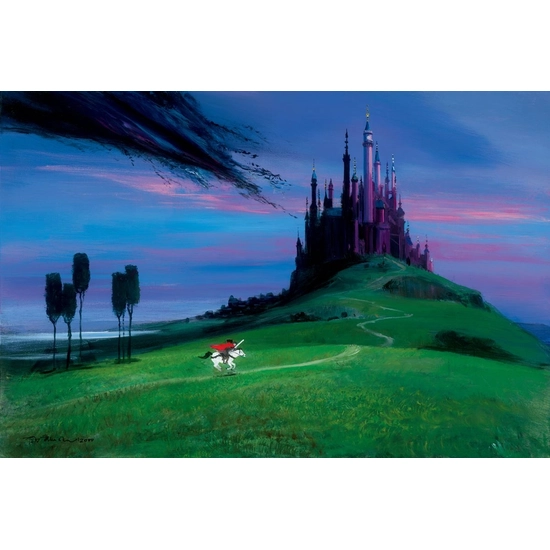 Aurora's Rescue - From Sleeping Beauty by Peter Ellenshaw Disney Fine Art Release Giclee On Canvas