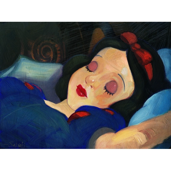 Snow White by Jim Salvati Disney Fine Art Release Giclee On Canvas