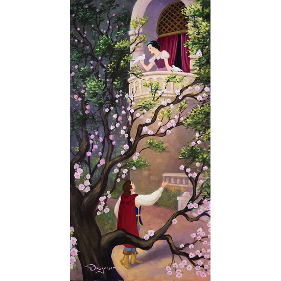 Where Art Thou Snow White? by Tim Rogerson Disney Fine Art Release Hand-Embellished Giclee on Canvas