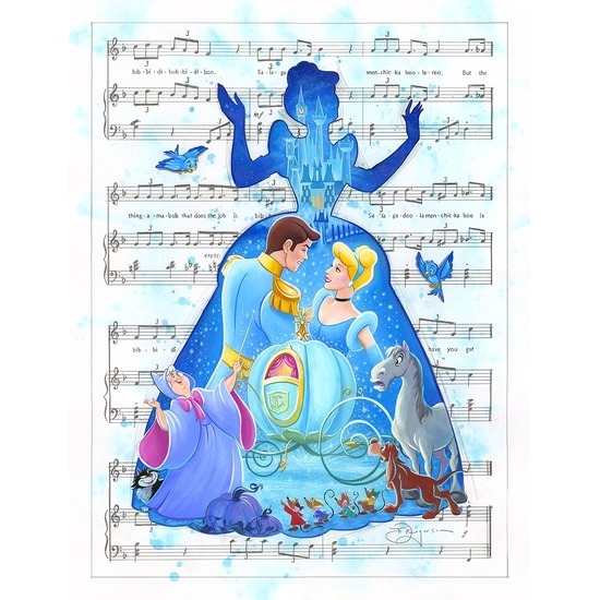 Bibbidi Bobbidi Boo by Tim Rogerson Disney Fine Art Release Hand-Embellished Giclee on Canvas