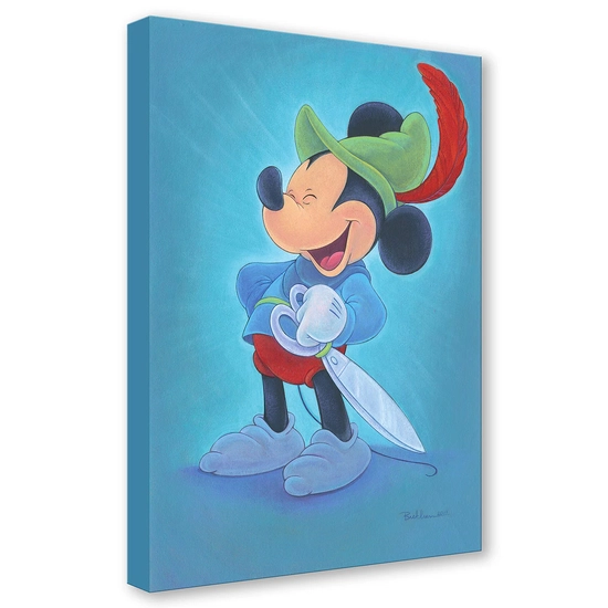 Happy Hero - From Disney The Brave Little Tailor by Bret Iwan Disney Fine Art Release Giclee On Canvas