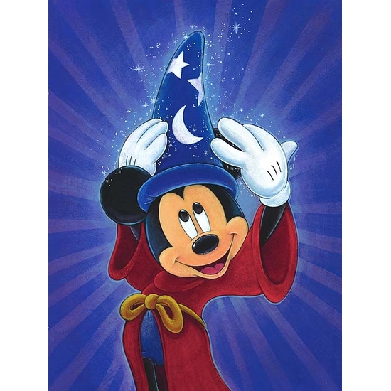 Magic is in the Air - From Disney Fantasia by Bret Iwan Disney Fine Art Release Giclee On Canvas