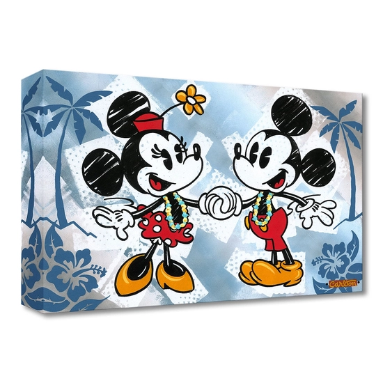 This is Bliss From Mickey and Minnie by Trevor Carlton Disney Fine Art Release Gallery Wrapped Giclee On Canvas