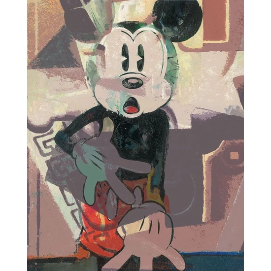 All Blocked In by Jim Salvati Disney Fine Art Release Hand Textured Giclee on Canvas