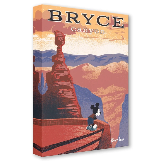 Bryce Canyon by Bret Iwan Disney Fine Art Release Gallery Wrapped Giclee On Canvas