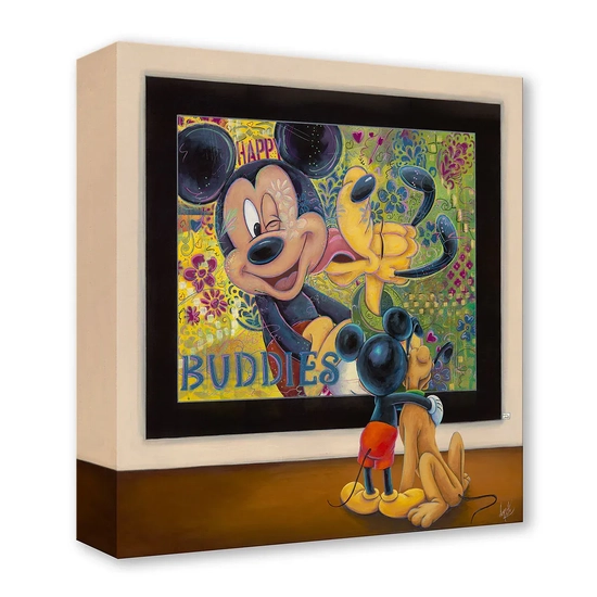 Buddies by Denyse Klette Disney Fine Art Release Gallery Wrapped Giclee On Canvas