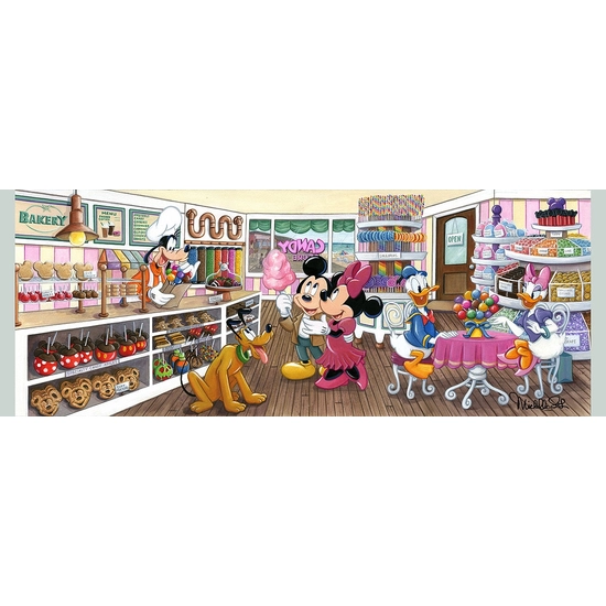 Trip to the Candy Store From Mickey and Friends by Michelle St Laurent Disney Fine Art Release Hand-Embellished Giclee on Canvas