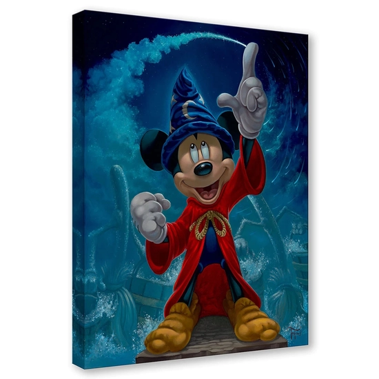 Casting Magic by Jared Franco Disney Fine Art Release Hand-Embellished Giclee on Canvas