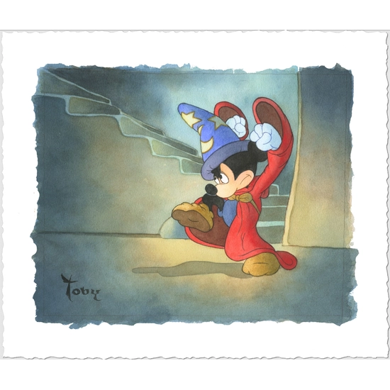 Casting The Spell by Toby Bluth Disney Fine Art Release Giclee On Paper