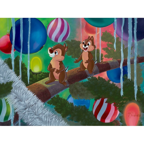 Celebration Day by Michael Prozenza Disney Fine Art Release Hand-Embellished Giclee on Canvas