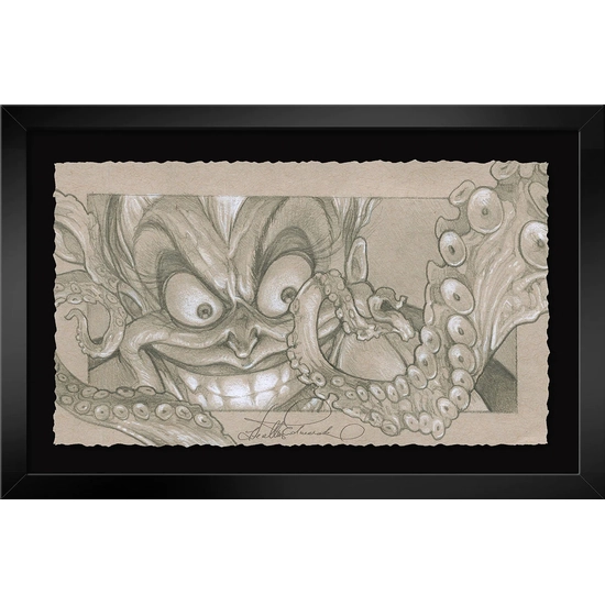 Life's Full of Tough Choices Framed From The Little Mermaid by Heather Edwards Disney Fine Art Release Graphite Hand Deckled Giclee on Paper