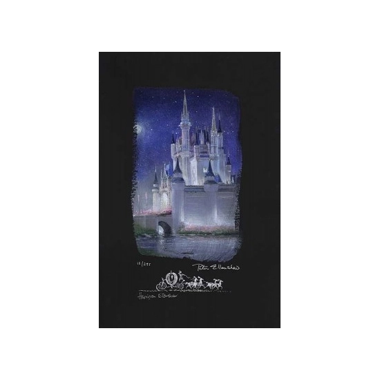 Cinderella Castle by Peter / Harrison Ellenshaw Disney Fine Art Release Giclee On Paper