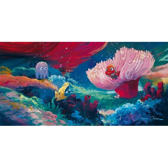 Come Out and Play Premiere - From Disney Finding Nemo by James Coleman Disney Fine Art Release Hand-Embellished on Canvas