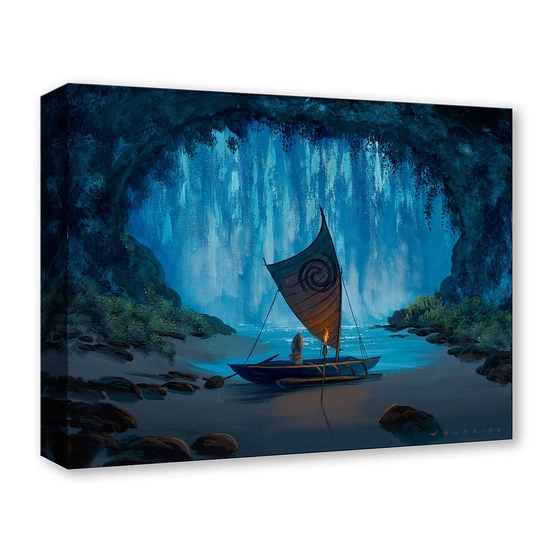 Contemplating the Journey by Walfrido Garcia Disney Fine Art Release Gallery Wrapped Giclee On Canvas