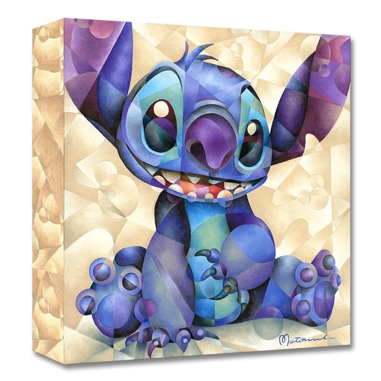 Cute and Fluffy From Lilo and Stitch by Tom Matousek Disney Fine Art Release Gallery Wrapped Giclee On Canvas