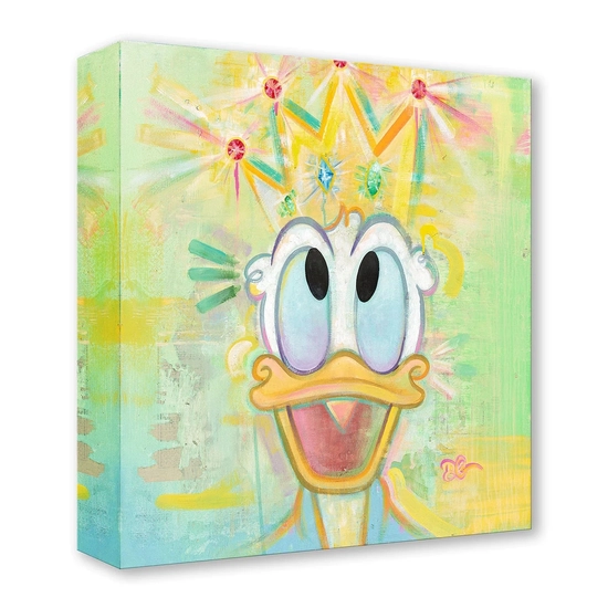 Dignified Duck by Dom Corona Disney Fine Art Release Gallery Wrapped Giclee On Canvas