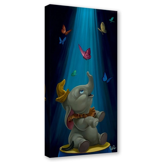 Dream to Fly From Dumbo by Jared Franco Disney Fine Art Release Gallery Wrapped Giclee On Canvas