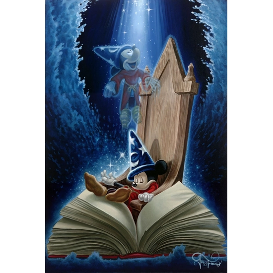 Dreaming of Sorcery by Jared Franco Disney Fine Art Release Giclee On Canvas