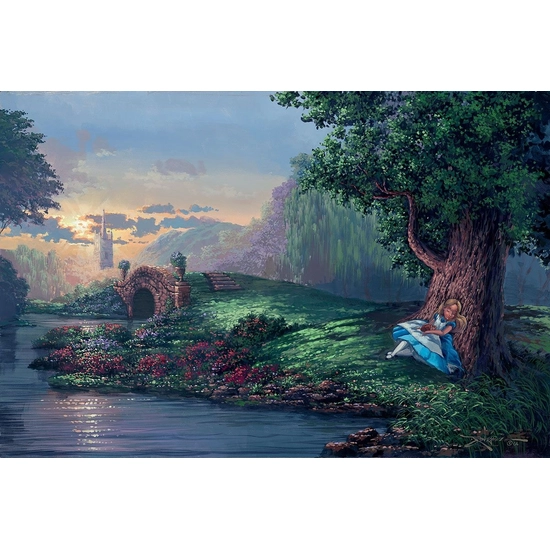 Dreaming of Wonderland by Rodel Gonzalez Disney Fine Art Release Hand-Embellished Giclee on Canvas