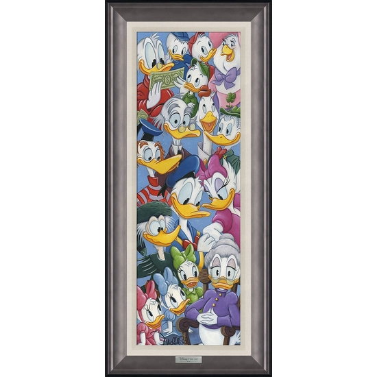 Duck Family by Michelle St Laurent Disney Fine Art Release Giclee On Canvas