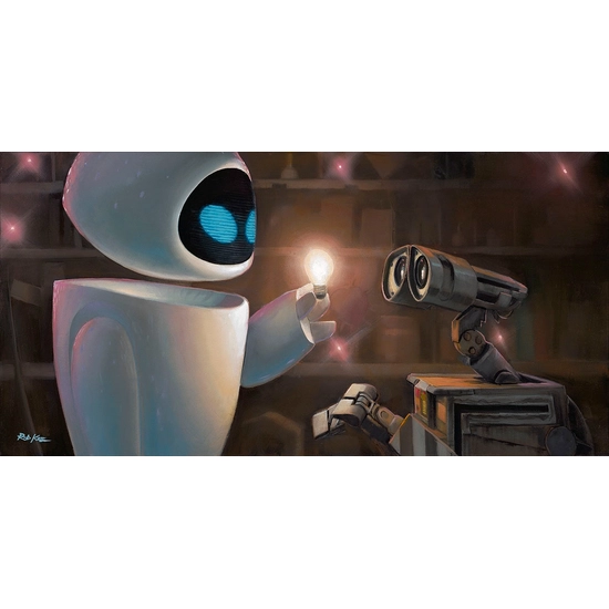 Electrifying From Wall-E by Rob Kaz  Disney Fine Art Release Giclee On Canvas