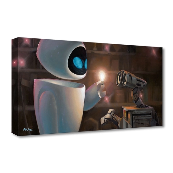 Electrifying From Wall-E by Rob Kaz  Disney Fine Art Release Gallery Wrapped Giclee On Canvas