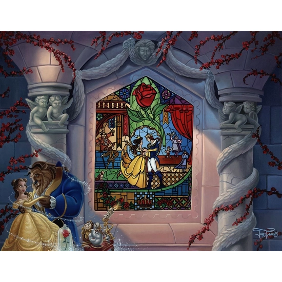 Enchanted Love by Jared Franco Disney Fine Art Release Hand-Embellished Giclee on Canvas