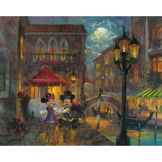 Evening Anniversary by James Coleman Disney Fine Art Release Hand-Embellished Giclee on Canvas