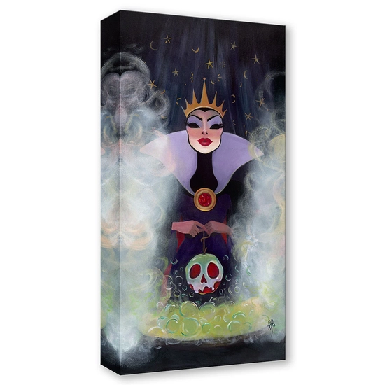 Evil Queen by Liana Hee Disney Fine Art Release Gallery Wrapped Giclee On Canvas