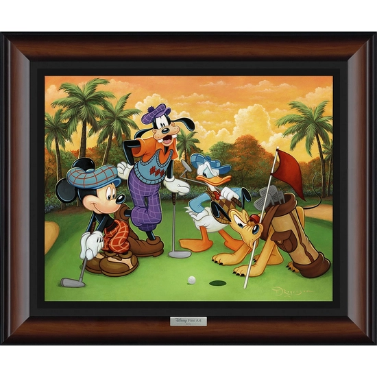 Fabulous Foursome by Tim Rogerson Disney Fine Art Release Giclee On Canvas