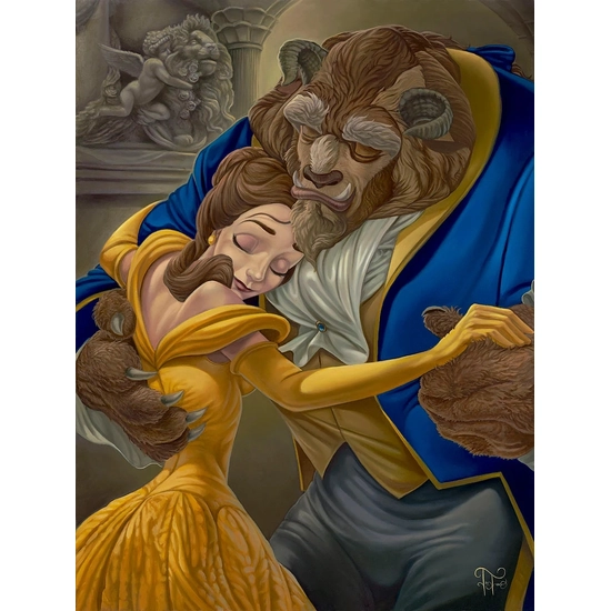 Falling In Love by Jared Franco Disney Fine Art Release Hand-Embellished Giclee on Canvas