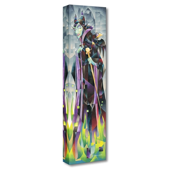 Flames of Maleficent From Sleeping Beauty by Tom Matousek Disney Fine Art Release Gallery Wrapped Giclee On Canvas