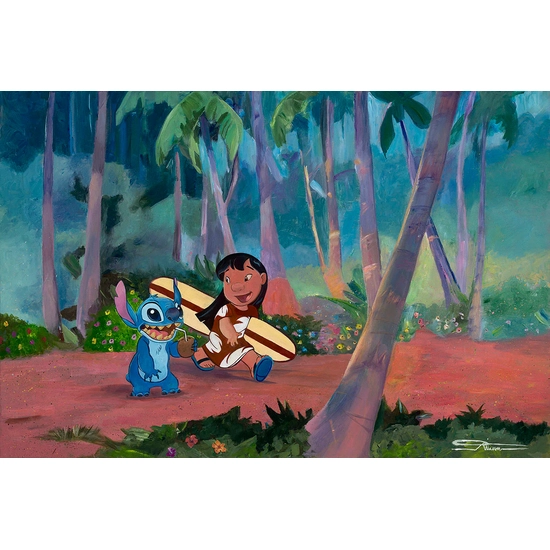 Friendship Goals by Arienne Boley Disney Fine Art Release Hand-Embellished Giclee on Canvas