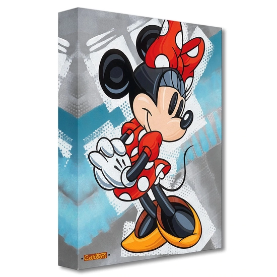 Ahh Geez Minnie by Trevor Carlton Disney Fine Art Release Gallery Wrapped Giclee On Canvas