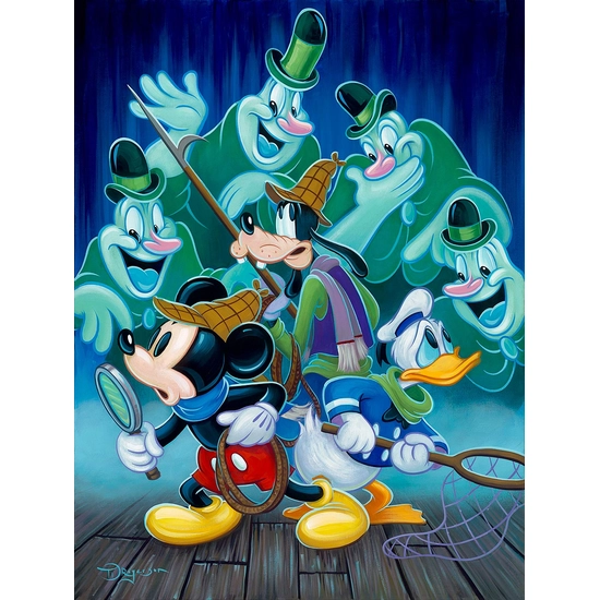 Ghost Chasers by Tim Rogerson Disney Fine Art Release Giclee On Canvas