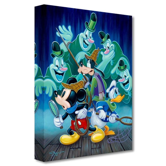 Ghost Chasers by Tim Rogerson Disney Fine Art Release Gallery Wrapped Giclee On Canvas