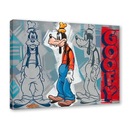 What a Goofy Profile From Goofy by Trevor Carlton Disney Fine Art Release Giclee On Canvas