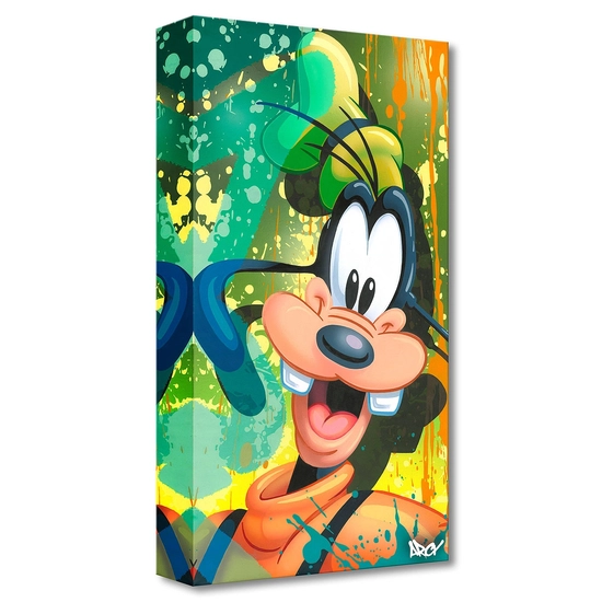 Goofy by Arcy Disney Fine Art Release Gallery Wrapped Giclee On Canvas