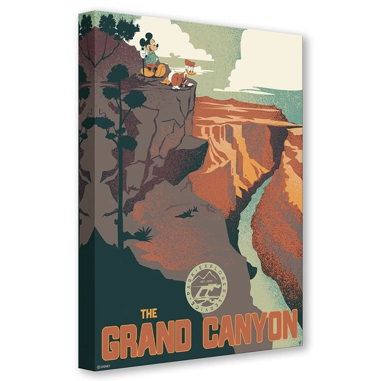 Grand Canyon by Bret Iwan Disney Fine Art Release Gallery Wrapped Giclee On Canvas