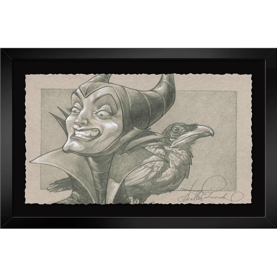 A Most Gratifying Day Framed From Sleeping Beauty by Heather Edwards Disney Fine Art Release Graphite Hand Deckled Giclee on Paper