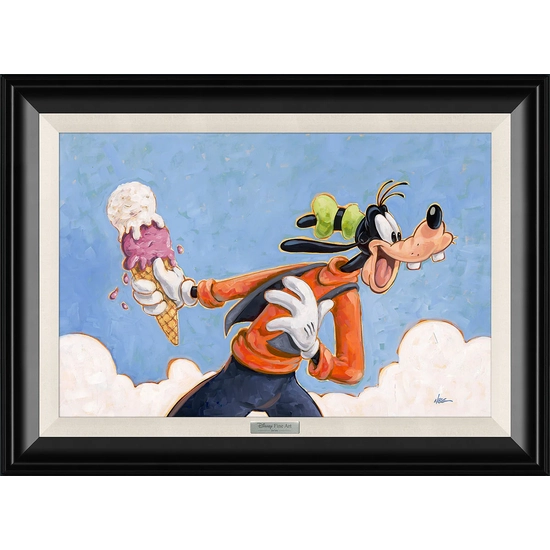 Goofy's Treat by Randy Noble Disney Fine Art Release Giclee On Canvas