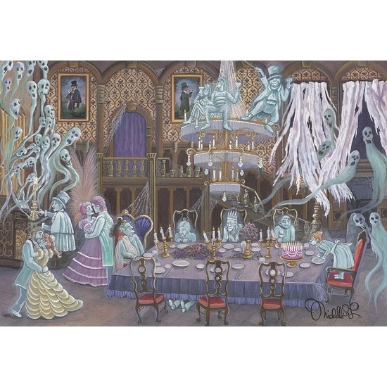 Haunted Ballroom by Michelle St Laurent Disney Fine Art Release Giclee On Canvas