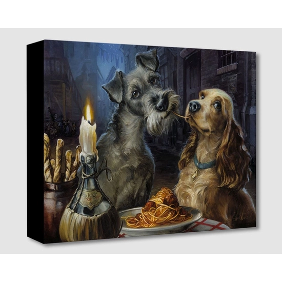 Bella Notte by Heather Edwards Disney Fine Art Release Hand-Embellished Giclee on Canvas