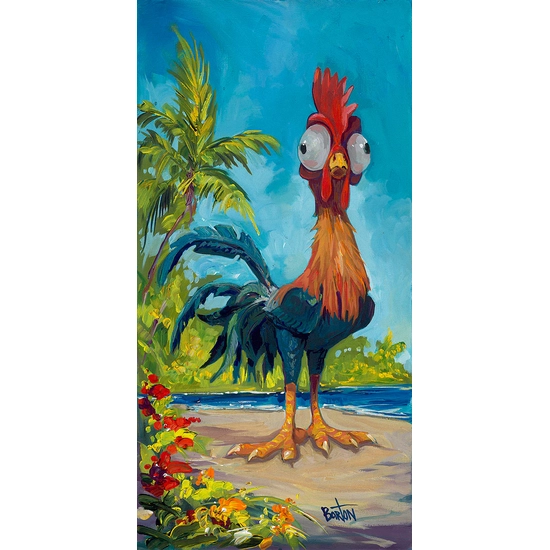 Hei Hei by Steve Barton Disney Fine Art Release Hand-Embellished Giclee on Canvas