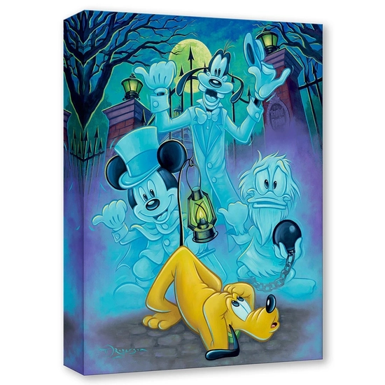 Hitchhiking Pals by Tim Rogerson Disney Fine Art Release Gallery Wrapped Giclee On Canvas