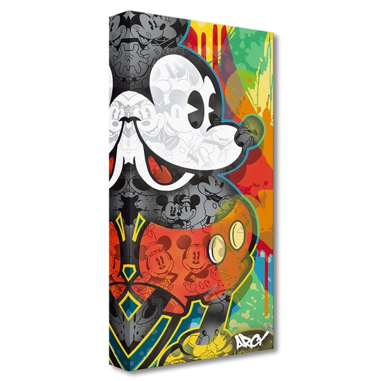 I'll Be Your Mickey by Arcy Disney Fine Art Release Gallery Wrapped Giclee On Canvas