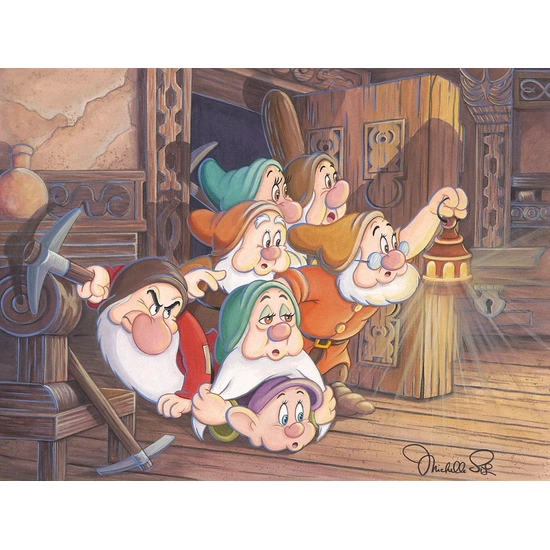 Intruder in the Cottage by Michelle St Laurent Disney Fine Art Release Giclee On Canvas