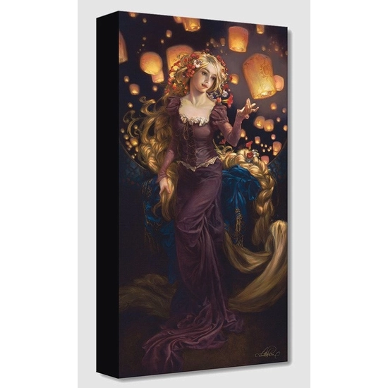 I See the Light From Tangled by Heather Edwards Disney Fine Art Release Gallery Wrapped Giclee On Canvas