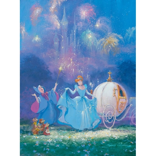 Magic Hour - From Disney Cinderella by James Coleman Disney Fine Art Release Giclee On Canvas